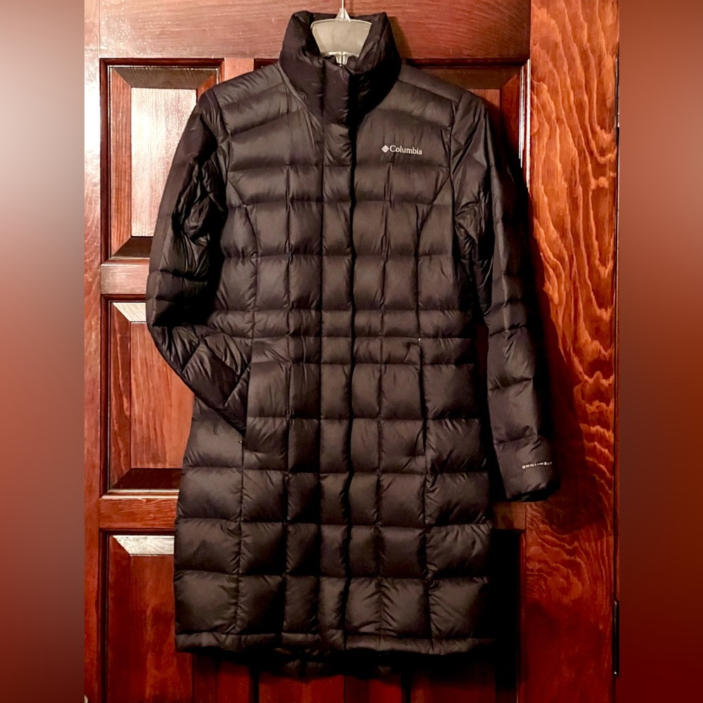 EUC COLUMBIA black insulated Omni-Heat women's coat size XS